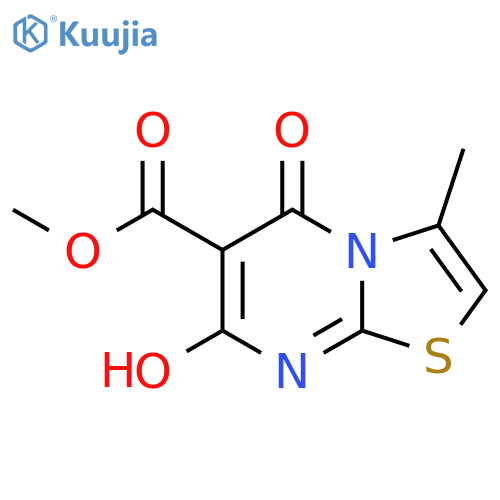 Methyl 7-hydroxy-3-methyl-5-oxo-5H-[1,3]thiazolo[3,2-a]pyrimidine-6-carboxylate structure