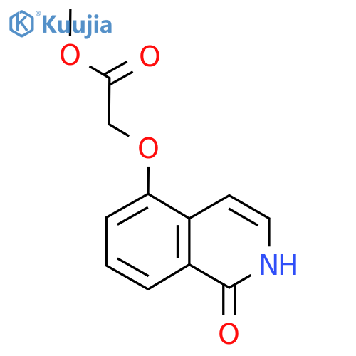 Methyl [(1-oxo-1,2-dihydroisoquinolin-5-yl)oxy]acetate structure