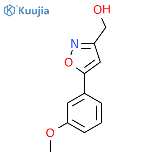 [5-(3-methoxyphenyl)-1,2-oxazol-3-yl]methanol structure