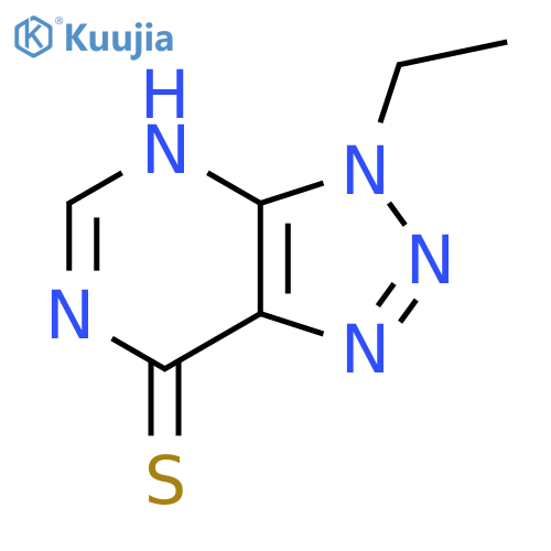 3-Ethyl-3H-[1,2,3]triazolo[4,5-d]pyrimidine-7-thiol structure