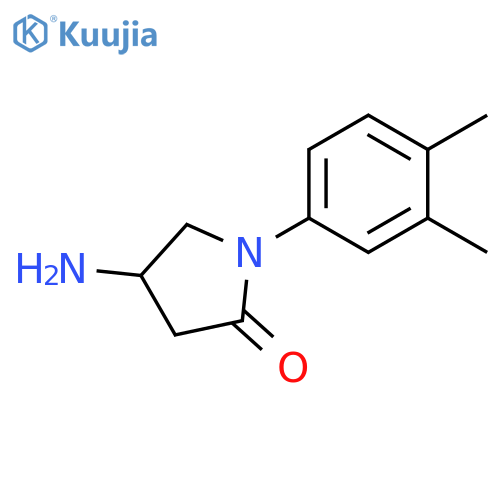 4-amino-1-(3,4-dimethylphenyl)pyrrolidin-2-one structure