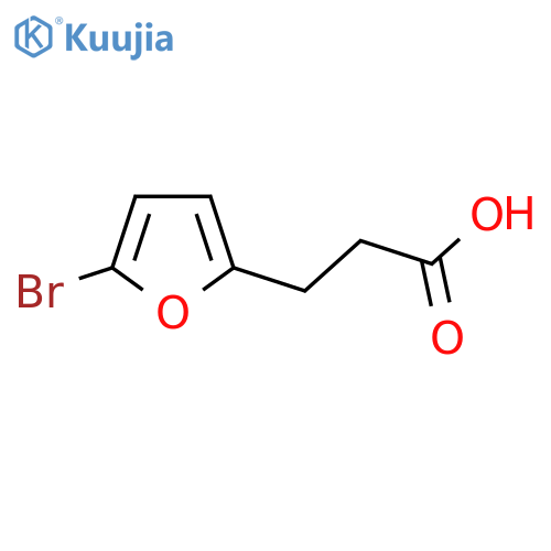 3-(5-bromofuran-2-yl)propanoic acid structure