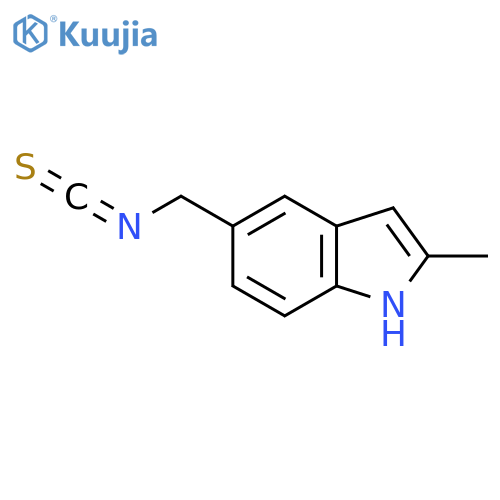 5-(isothiocyanatomethyl)-2-methyl-1H-indole structure