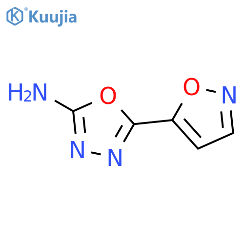 5-(1,2-OXAZOL-5-YL)-1,3,4-OXADIAZOL-2-AMINE structure