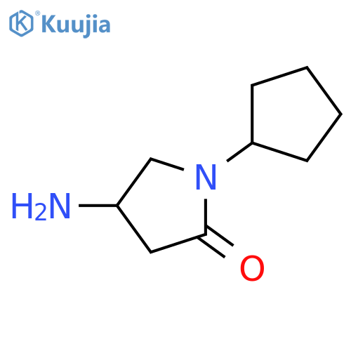 4-amino-1-cyclopentylpyrrolidin-2-one structure