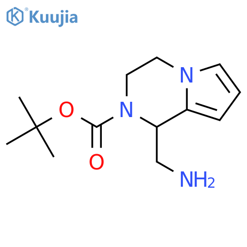 Tert-Butyl 1-(aminomethyl)-3,4-dihydropyrrolo[1,2-a]pyrazine-2(1H)-carboxylate structure