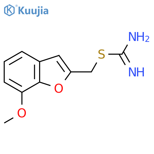 (7-Methoxy-1-benzofuran-2-yl)methyl imidothiocarbamate structure