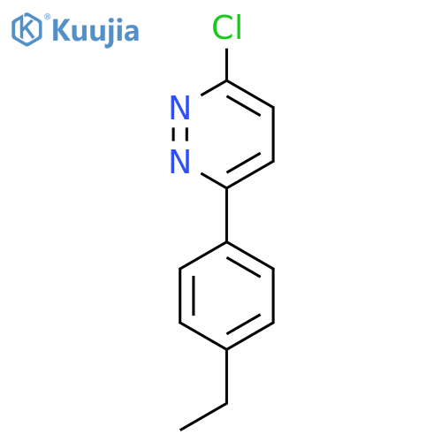 3-Chloro-6-(4-ethylphenyl)pyridazine structure