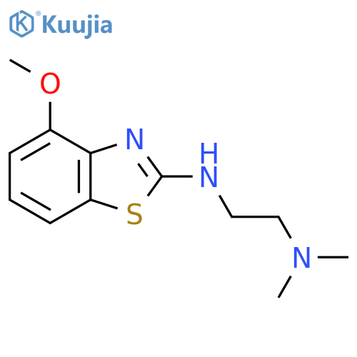 N'-(4-Methoxy-1,3-benzothiazol-2-yl)-N,N-dimethylethane-1,2-diamine structure