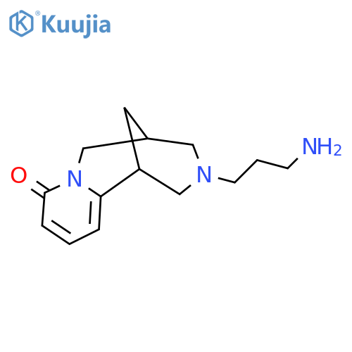 3-(3-Aminopropyl)-1,2,3,4,5,6-hexahydro-8H-1,5-methanopyrido[1,2-a][1,5]- diazocin-8-one structure
