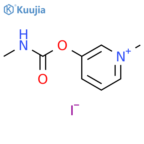 Pyridinium, 1-methyl-3-[[(methylamino)carbonyl]oxy]-, iodide structure