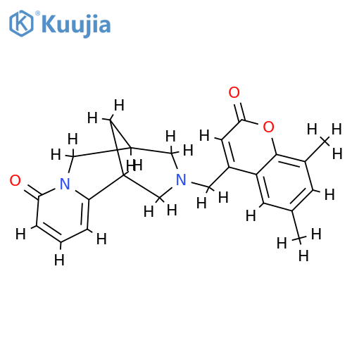 11-[(6,8-dimethyl-2-oxo-2H-chromen-4-yl)methyl]-7,11-diazatricyclo[7.3.1.0^{2,7}]trideca-2,4-dien-6-one structure