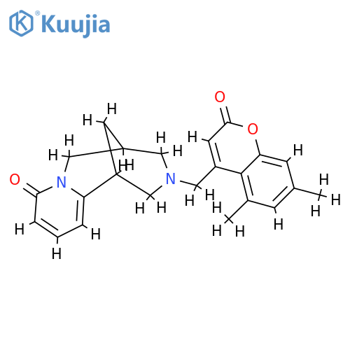 11-[(5,7-dimethyl-2-oxo-2H-chromen-4-yl)methyl]-7,11-diazatricyclo[7.3.1.0^{2,7}]trideca-2,4-dien-6-one structure