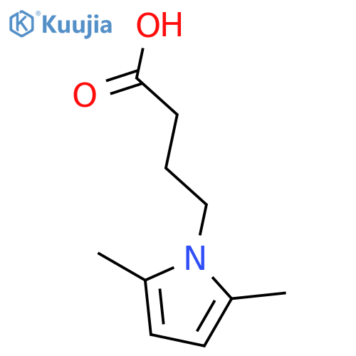 4-(2,5-Dimethyl-1H-pyrrol-1-yl)butanoic acid structure