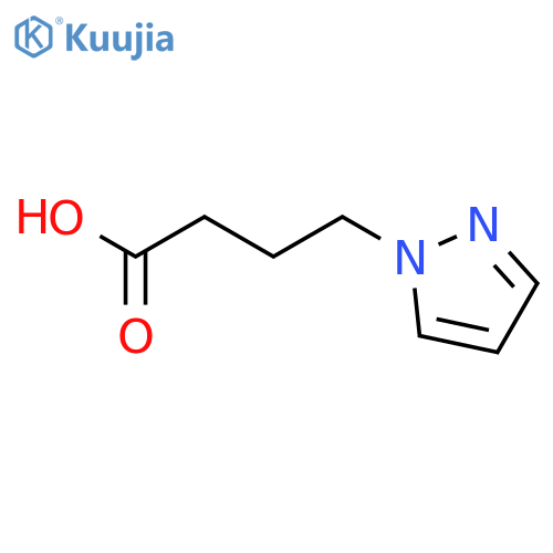 4-(1H-Pyrazol-1-yl)butanoic acid structure