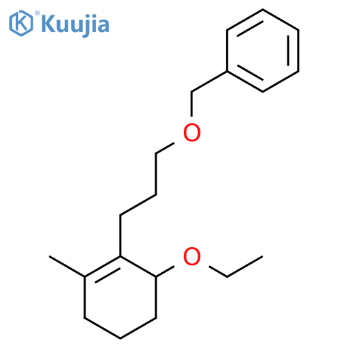 BENZENE, [[3-(6-ETHOXY-2-METHYL-1-CYCLOHEXEN-1-YL)PROPOXY]METHYL]- structure