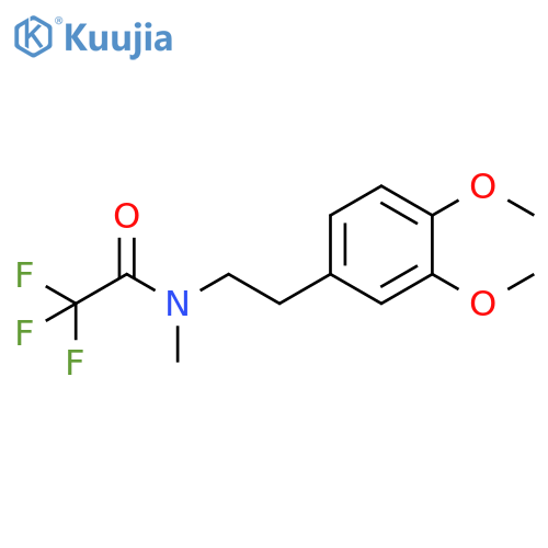 Acetamide, N-[2-(3,4-dimethoxyphenyl)ethyl]-2,2,2-trifluoro-N-methyl- structure