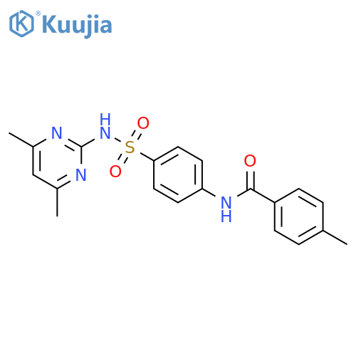 N-{4-[(4,6-Dimethylpyrimidin-2-yl)sulfamoyl]phenyl}-4-methylbenzamide structure