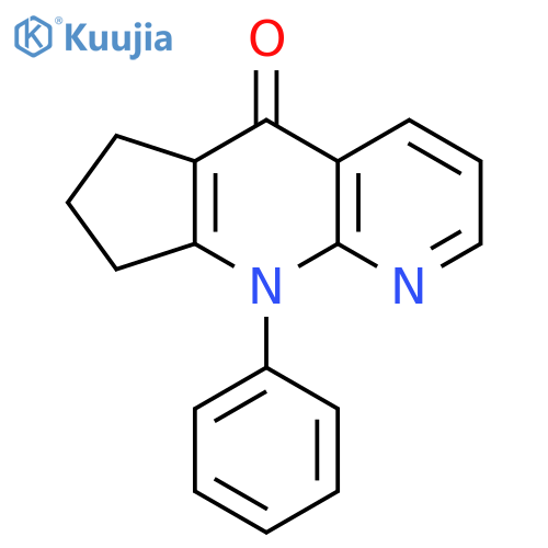 5H-Cyclopenta[b][1,8]naphthyridin-5-one, 6,7,8,9-tetrahydro-9-phenyl- structure