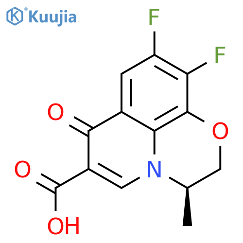 (R)-Ofloxacin Carboxylic Acid (Dextrofloxacin Difluoro Impurity) structure