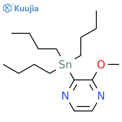 2-Methoxy-3-(tributylstannyl)pyrazine structure