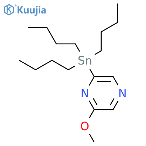 2-Methoxy-6-(tributylstannyl)pyrazine structure