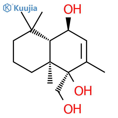 1,4-Naphthalenediol,1,4,4a,5,6,7,8,8a-octahydro-1-(hydroxymethyl)-2,5,5,8a-tetramethyl-,(1R,4S,4aS,8aS)- structure