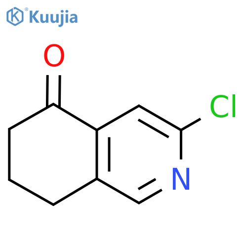 3-chloro-5,6,7,8-tetrahydroisoquinolin-5-one structure