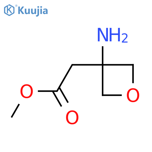 methyl 2-(3-aminooxetan-3-yl)acetate structure
