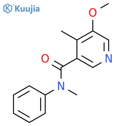 5-Methoxy-N,4-dimethyl-N-phenylnicotinamide structure