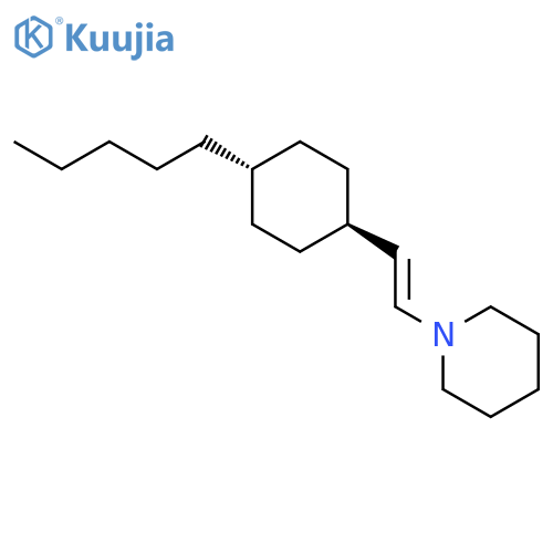 1-[trans-2-(trans-4-Pentylcyclohexyl)vinyl]piperidin structure