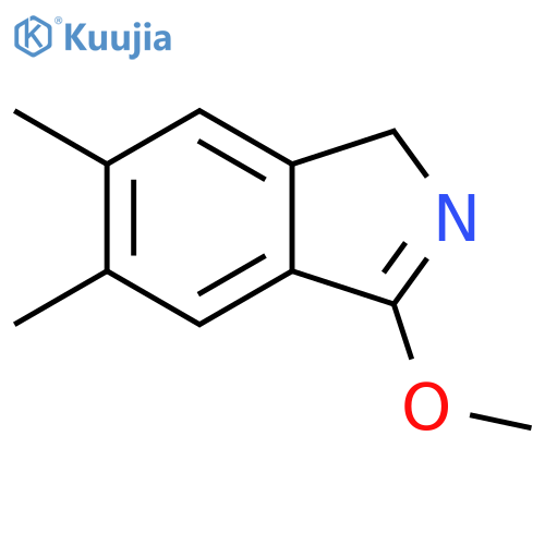 1H-Isoindole, 3-methoxy-5,6-dimethyl- structure