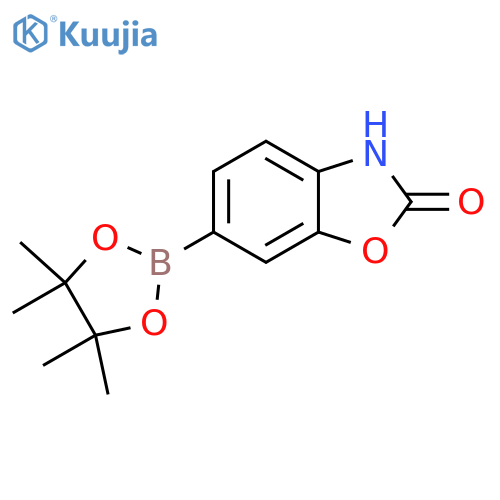 6-(4,4,5,5-tetramethyl-1,3,2-dioxaborolan-2-yl)-3H-1,3-benzoxazol-2-one structure
