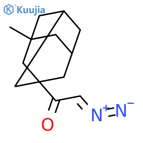 Ethanone, 2-diazo-1-(3-methyltricyclo[3.3.1.13,7]dec-1-yl)- structure
