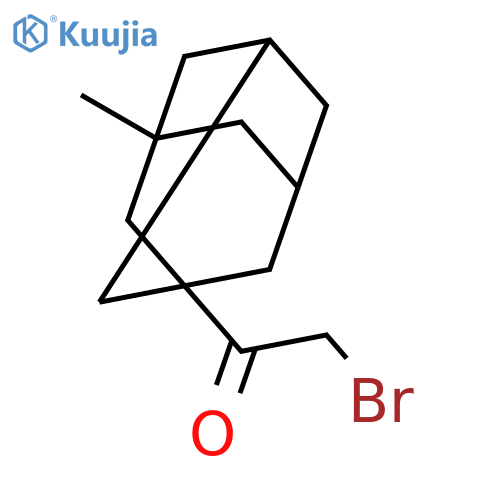Ethanone, 2-bromo-1-(3-methyltricyclo[3.3.1.13,7]dec-1-yl)- structure