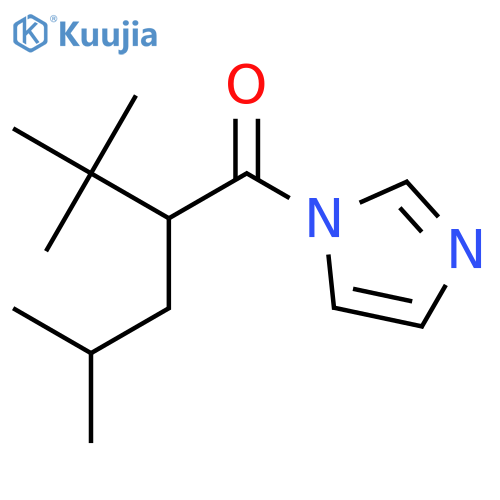 1-Pentanone,2-(1,1-dimethylethyl)-1-(1H-imidazol-1-yl)-4-methyl- structure
