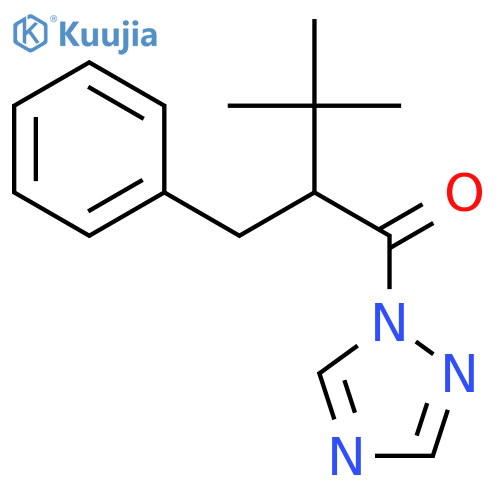1-Butanone,3,3-dimethyl-2-(phenylmethyl)-1-(1H-1,2,4-triazol-1-yl)- structure