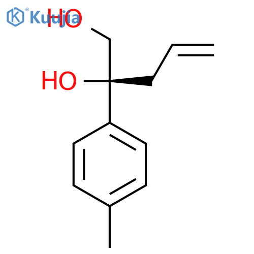 4-Pentene-1,2-diol, 2-(4-methylphenyl)-, (S)- structure
