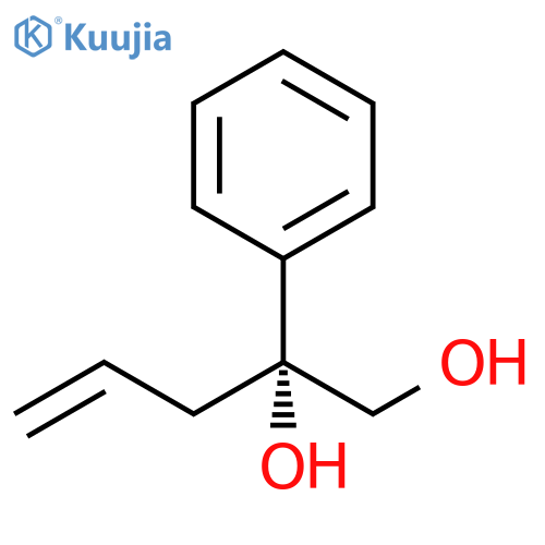 4-Pentene-1,2-diol, 2-phenyl-, (R)- structure