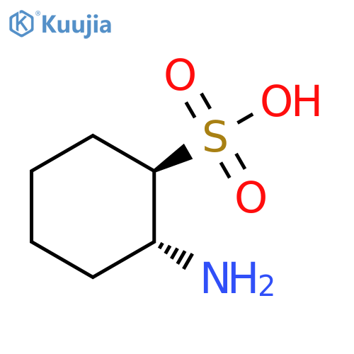 Cyclohexanesulfonic acid, 2-amino-, (1R,2R)-rel- structure