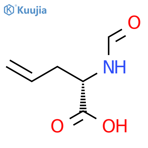 4-Pentenoic acid, 2-(formylamino)-, (S)- structure