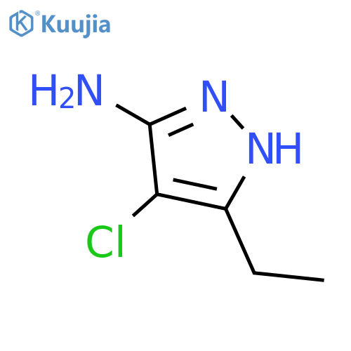 1H-Pyrazol-3-amine, 4-chloro-5-ethyl- structure