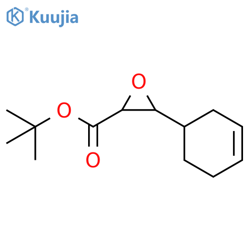 Oxiranecarboxylic acid, 3-(3-cyclohexen-1-yl)-, 1,1-dimethylethyl ester structure