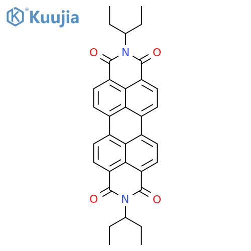 2,9-Di(pentan-3-yl)anthra[2,1,9-def:6,5,10-d'e'f']diisoquinoline-1,3,8,10(2H,9H)-tetraone structure