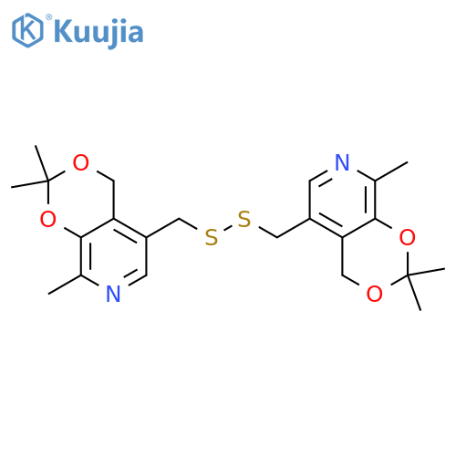 4H-1,3-Dioxino[4,5-c]pyridine,5,5'-[dithiobis(methylene)]bis[2,2,8-trimethyl- structure
