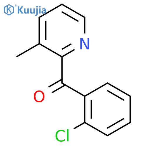 2-(2-Chlorobenzoyl)-3-methylpyridine structure