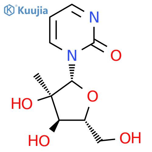 1-((2R,3R,4R,5R)-3,4-Dihydroxy-5-(hydroxymethyl)-3-methyltetrahydrofuran-2-yl)pyrimidin-2(1H)-one structure