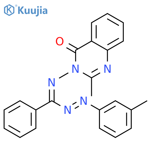 4(3H)-Quinazolinone,2-methyl-3-[[[2-(3-methylphenyl)diazenyl]phenylmethylene]amino]- structure