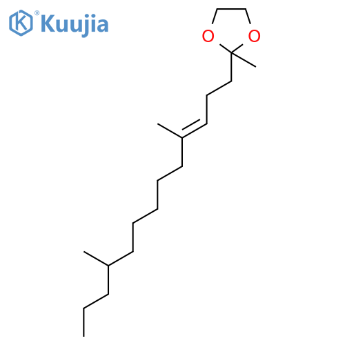 1,3-Dioxolane, 2-(4,10-dimethyl-3-tridecenyl)-2-methyl- structure