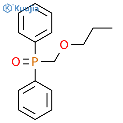 Phosphine oxide, diphenyl(propoxymethyl)- structure